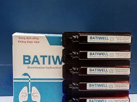 Thu hồi lô thuốc trị nhiễm khuẩn đường hô hấp