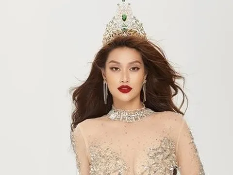 Hoa hậu Đoàn Thiên Ân khoe vóc dáng đồng hồ cát