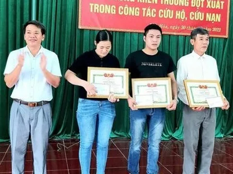 Nam sinh Quảng Bình quên mình lao xuống sông cứu người