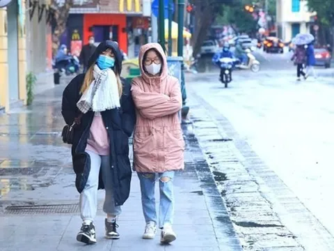 Bắc Bộ chịu ảnh hưởng không khí lạnh do gió mùa Đông Bắc