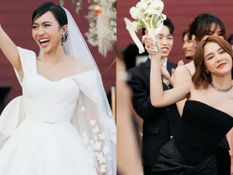 Lộ diện mỹ nhân bắt được hoa cưới của Diệu Nhi