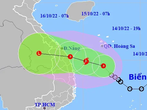 Áp thấp nhiệt đới gây gió giật cấp 9
