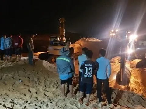 Bình Thuận khẩn trương tìm kiếm công nhân mất tích vụ sập mỏ