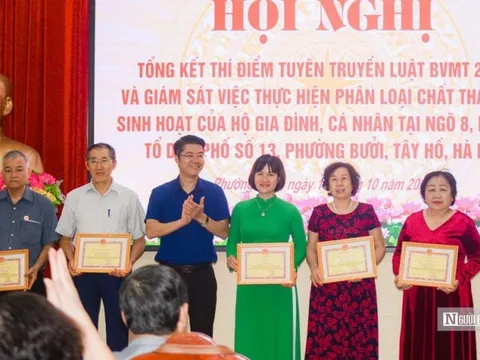 Hà Nội: Trên 95% hộ gia đình thực hiện tốt phân loại chất thải rắn sinh hoạt tại nguồn