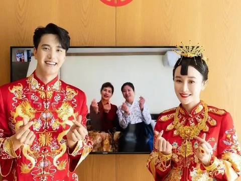 Mỹ nhân "Thiên long bát bộ" đeo trĩu vàng trong ngày cưới