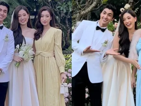 Dàn khách mời toàn Hoa, Á hậu đình đám tại hôn lễ của Phương Nga - Bình An