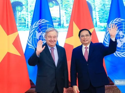 Thủ tướng Phạm Minh Chính tiếp Tổng Thư ký Liên Hợp Quốc