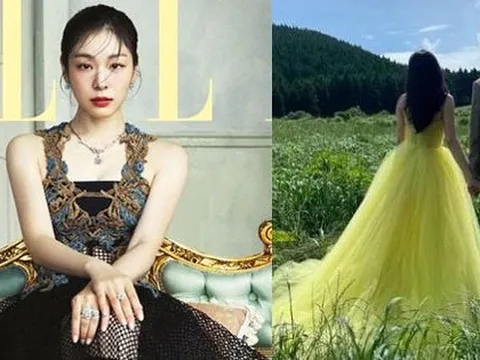 Hình ảnh đầu tiên trước hôn lễ của "nữ hoàng sân băng" Kim Yuna lộ diện