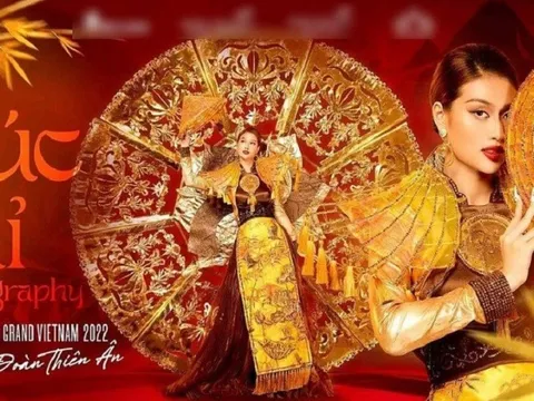 Việt Nam lọt Top 4 trang phục dân tộc đẹp nhất Miss Grand International 2022