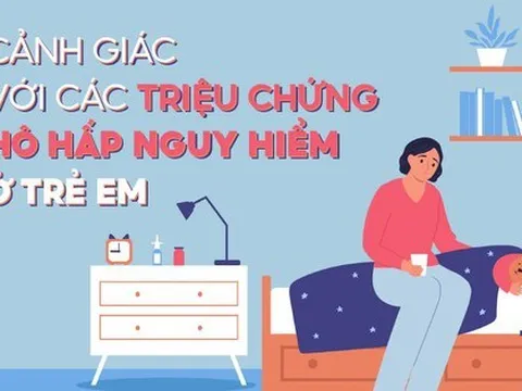 Cảnh giác với các triệu chứng hô hấp nguy hiểm ở trẻ em