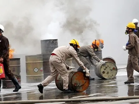 Cơ sở hóa chất phải tổ chức diễn tập ứng phó sự cố