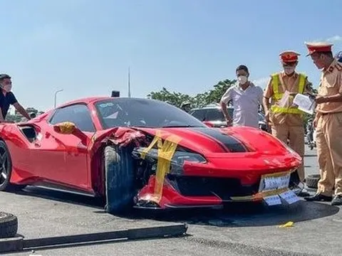 Thông tin mới nhất vụ ô tô Ferrari đâm xe máy làm 1 người tử vong