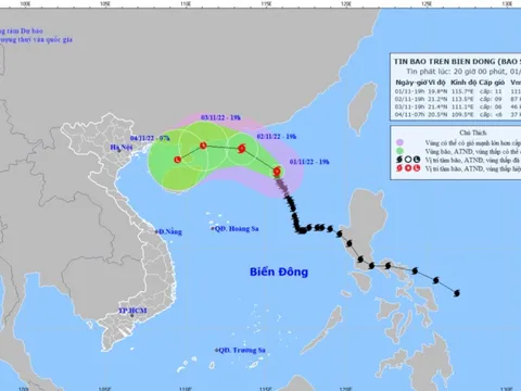 Bão số 7 ít khả năng ảnh hưởng đến đất liền Việt Nam