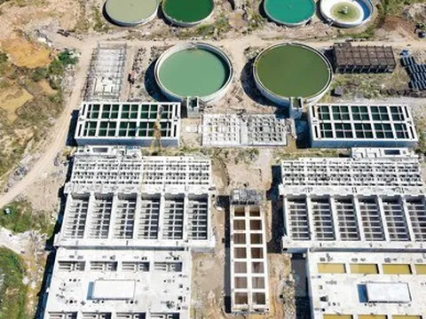 Cận cảnh Nhà máy nước mặt sông Hồng gần trị giá gần 3.700 tỷ 'vỡ' tiến độ