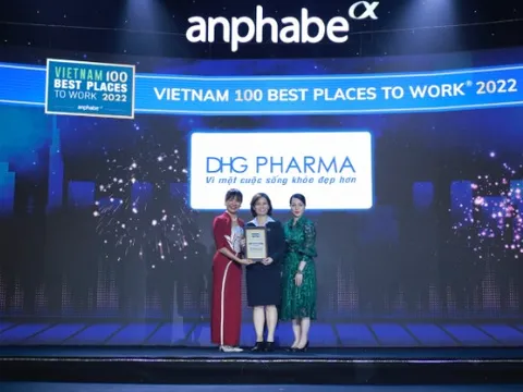 Dược Hậu Giang vào top 100 nơi làm việc tốt nhất Việt Nam