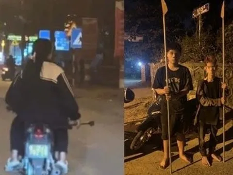 Triệu tập thiếu nữ cầm phóng lợn diễu phố Hà Nội