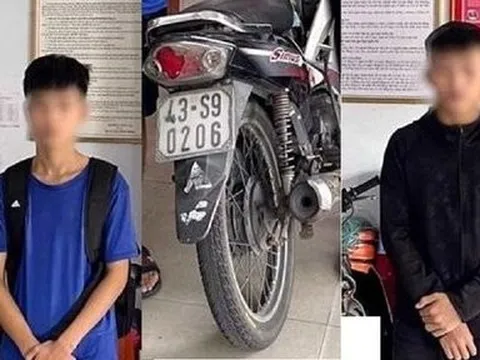 Đà Nẵng: Xử lý vụ thiếu niên 12 tuổi trộm gần 100 chiếc xe máy