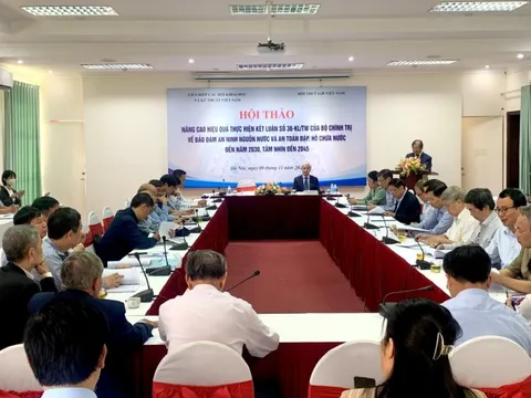 Quản lý, bảo vệ tài nguyên nước gắn với phòng tránh, giảm nhẹ thiên tai