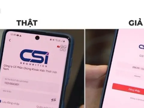 Cảnh báo thủ đoạn giả mạo website các công ty chứng khoán để lừa đảo