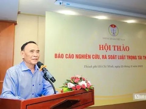 Chủ tịch Hội Luật gia Việt Nam: Luật TTTM năm 2010 tháo gỡ “điểm nghẽn” trong hoạt động trọng tài
