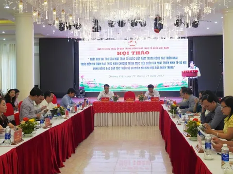 Phát huy vai trò của Mặt trận trong phát triển kinh tế-xã hội vùng miền núi bắc miền Trung