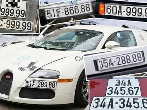 Chính thức ban hành nghị quyết về thí điểm đấu giá biển số xe ô tô