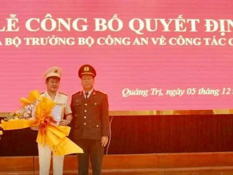 Thượng tá Lê Phi Hùng làm Phó Giám đốc Công an tỉnh Quảng Trị