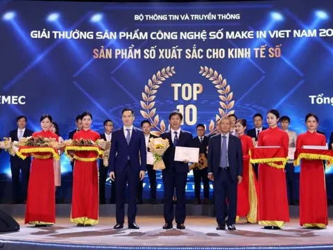 Hai sản phẩm của EVN nhận giải thưởng công nghệ số 'Make in Viet Nam'