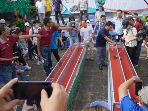 Cà Mau lần đầu tiên thi đua cua tốc độ