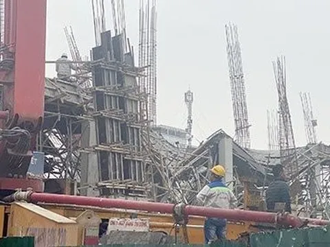 Sập sàn bê tông dự án Trung tâm thương mại ở Nghệ An