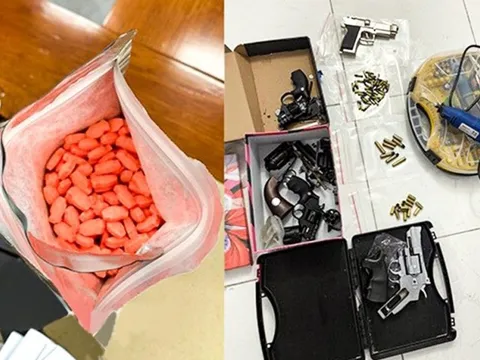 Triệt phá đường dây ma túy, thu 18.000 viên thuốc lắc và 6 khẩu súng