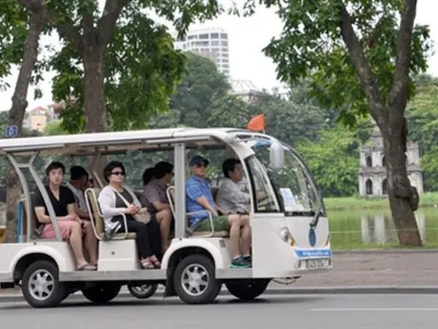 Báo cáo việc thí điểm hoạt động xe điện chở khách du lịch