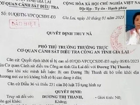 Truy nã cụ bà 73 tuổi vay 19 tỷ đồng rồi bỏ trốn