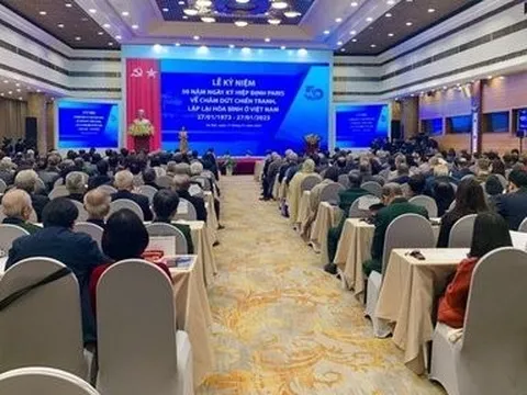 Tổ chức trọng thể Lễ kỷ niệm 50 năm Ngày ký Hiệp định Paris