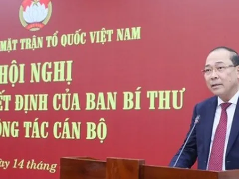 Phó Bí thư Tỉnh ủy Phú Thọ tham gia Đảng đoàn MTTQ Việt Nam