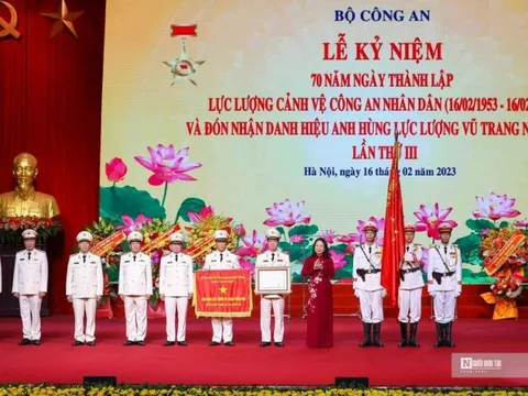 Kỷ niệm 70 năm thành lập lực lượng cảnh vệ Công an Nhân dân