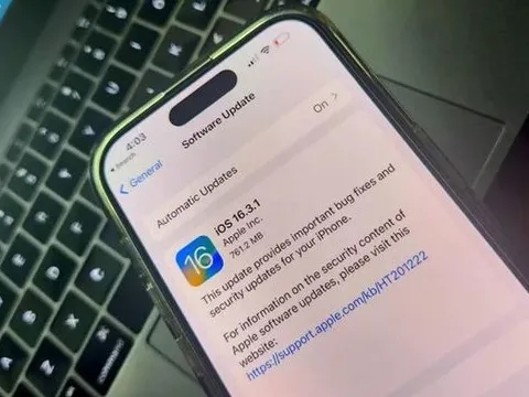 Apple khắc phục lỗ hổng bảo mật trong các bản cập nhật mới