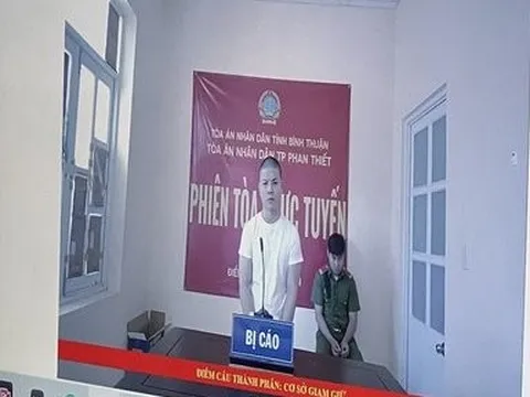 Bình Thuận: Xét xử trực tuyến 2 vụ án mua bán, tàng trữ ma tuý