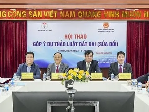 [Trực tiếp] Hội thảo góp ý Luật Đất đai (sửa đổi)
