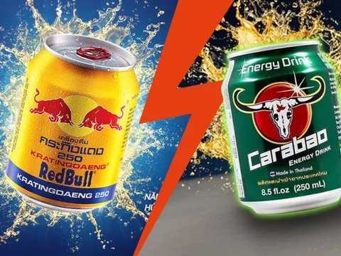 Cuộc chiến của người Thái trên thị trường nước tăng lực Việt: “Bò vàng” Red Bull giao đấu “Trâu xanh” Carabao