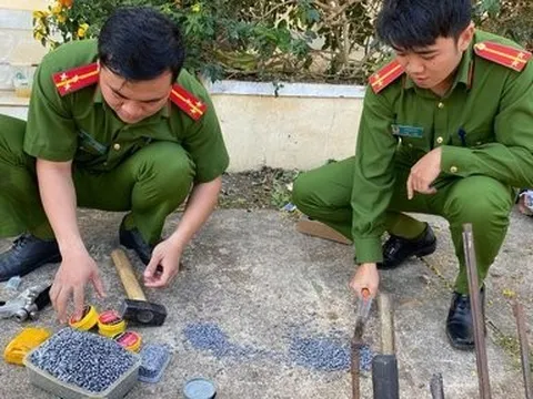 Lâm Đồng: Tiêu hủy hàng trăm khẩu súng tự chế