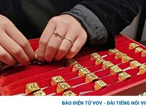 Giá vàng trong nước đồng loạt tăng