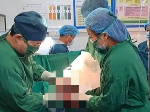 Cứu sống sản phụ bị cây đâm thủng bụng