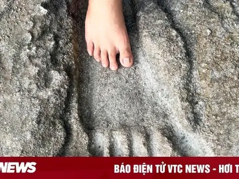 Bí ẩn những dấu chân khổng lồ trên núi Cậu ở Bình Dương