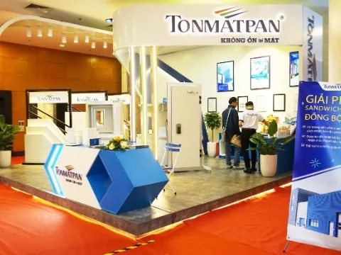 Dấu ấn giải pháp sandwich panel đồng bộ TONMATPAN tại Vietbuild 2023
