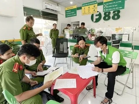 Đồng loạt kiểm tra 20 điểm kinh doanh Công ty F88 tại An Giang