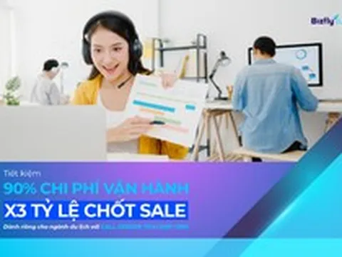 Tiết kiệm 90% chi phí vận hành tổng đài và X3 tỷ lệ chốt sale cho ngành du lịch