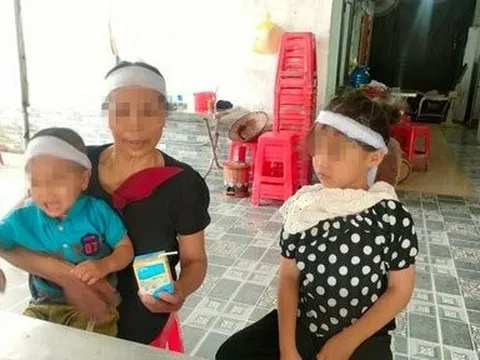 Hai đứa trẻ bơ vơ vì mẹ tử vong bất thường, bố bị tạm giữ