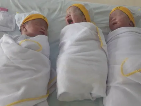 Sản phụ sinh 3 sau 8 năm hiếm muộn