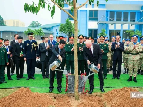 Chủ tịch nước cùng Toàn quyền Australia trồng "cây hòa bình"